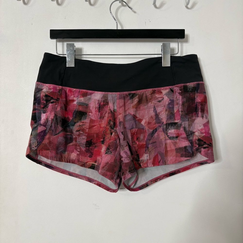 Lululemon Run Times Short II – Sun Dazed Multi Pink | Size 8 | 4” Inseam